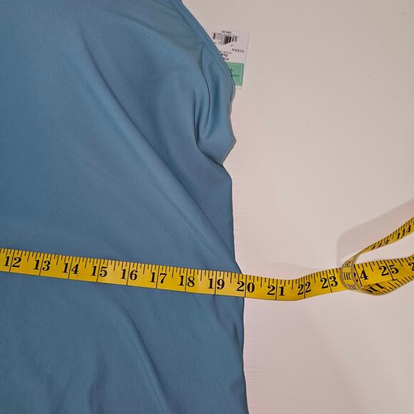 New Sunsets Taylor Tankini Top 40G/38H Ocean Blue Sustainable Swimwear Pool NWT - Picture 8 of 8